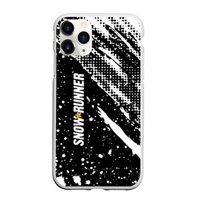 Чехол для iPhone 11 Pro матовый с принтом SnowRunner Logo в Кировске, Силикон |  | race | snowrunner | гонки | гонки по бездорожью | гоночные игры | зимние гонки | снежные гонки | снежный бегун | сноу раннер | сноураннер