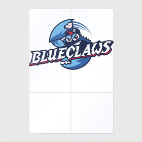 Магнитный плакат 2Х3 с принтом Jersey Shore BlueClaws в Кировске, Полимерный материал с магнитным слоем | 6 деталей размером 9*9 см | ball | baseball | cancer | claw | eyes | team | usa | бейсбол | глаза | клешня | мяч | рак | сша