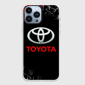 Чехол для iPhone 13 Pro Max с принтом TOYOTA JAPAN RED STYLE   ТОЙОТА ЯПОНИЯ в Кировске,  |  | Тематика изображения на принте: auto | sport | toyota | авто | автомобиль | автомобильные | бренд | марка | машины | спорт | тойота