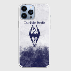 Чехол для iPhone 13 Pro Max с принтом The Elder Scrolls брызги и трещины. в Кировске,  |  | Тематика изображения на принте: dovahkiin | dragonborn | fus ro dah | rpg | skyrim | tes | tes skyrim | the elder scrolls | the elder scrolls skyrim | докавин | рпг | скайрим