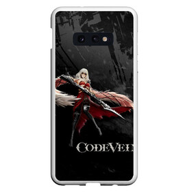 Чехол для Samsung S10E с принтом Ева Ру Code Vein в Кировске, Силикон | Область печати: задняя сторона чехла, без боковых панелей | eva | eva roux | roux | девушка | ева | игра | код вейн | персонаж | роукс