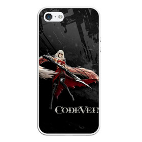 Чехол для iPhone 5/5S матовый с принтом Ева Ру Code Vein в Кировске, Силикон | Область печати: задняя сторона чехла, без боковых панелей | eva | eva roux | roux | девушка | ева | игра | код вейн | персонаж | роукс