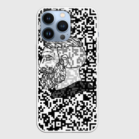 Чехол для iPhone 13 Pro с принтом QR code | Nordic Gamer в Кировске,  |  | бородатый мужчина qr code | куар код | кьюар код | мем nordic gamer | мем бородатый мужчина