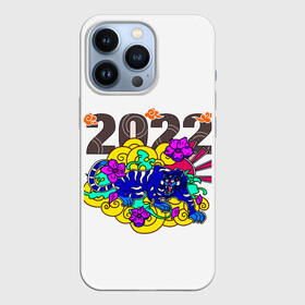 Чехол для iPhone 13 Pro с принтом 2022 тигр в облаках в Кировске,  |  | 2022 | new year | tiger | water tiger | водяной тигр | символ года