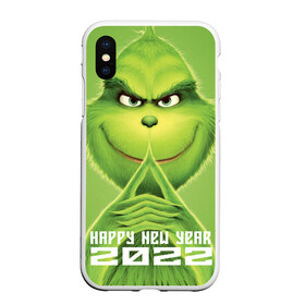 Чехол для iPhone XS Max матовый с принтом winter grinchh в Кировске, Силикон | Область печати: задняя сторона чехла, без боковых панелей | 2020 | 2021 | 2022 | америка | дед мороз | декабрь | дисней | зеленый | зима | злодей | классная | крутая | новый год | подарки | праздник | россия | январь