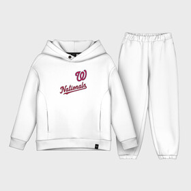 Детский костюм хлопок Oversize с принтом Washington Nationals   baseball team в Кировске,  |  | baseball | sport | team | usa | washington | бейсбол | вашингтон | спорт | сша