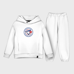 Детский костюм хлопок Oversize с принтом Toronto Blue Jays в Кировске,  |  | baseball | bird | canada | jay | team | toronto | бейсбол | канада | птица | сойка | торонто