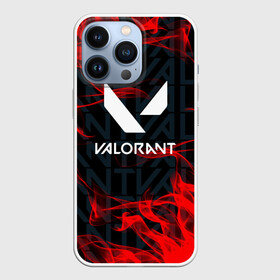 Чехол для iPhone 13 Pro с принтом Valorant Fire. в Кировске,  |  | csgo | league of legends | overwatch | rainbow six siege | valorant | валорант | игра | огонь | пламя | шутер