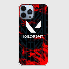 Чехол для iPhone 13 Pro Max с принтом Valorant Fire. в Кировске,  |  | csgo | league of legends | overwatch | rainbow six siege | valorant | валорант | игра | огонь | пламя | шутер