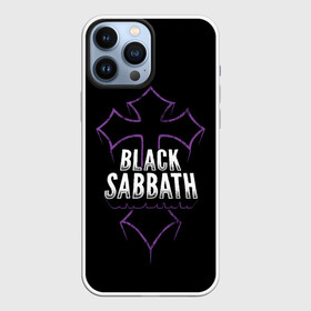 Чехол для iPhone 13 Pro Max с принтом Black Sabbat Cross в Кировске,  |  | alternative | black sabbath | metall | music | rock | альтернатива | блэк саббат | металл | музыка | рок