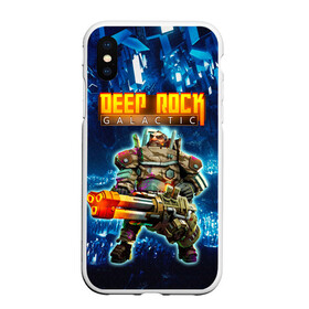 Чехол для iPhone XS Max матовый с принтом Deep Rock Galactic / Gunner в Кировске, Силикон | Область печати: задняя сторона чехла, без боковых панелей | Тематика изображения на принте: deep rock galactic | drg | dwarf | gnome | gunner | гном | дип рок галактик | добыча минералов | космические шахтеры | стрелок