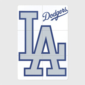 Магнитный плакат 2Х3 с принтом Los Angeles Dodgers - baseball team в Кировске, Полимерный материал с магнитным слоем | 6 деталей размером 9*9 см | Тематика изображения на принте: baseball | dodgers | los angeles | team | бейсбол | лосанжелес | сша