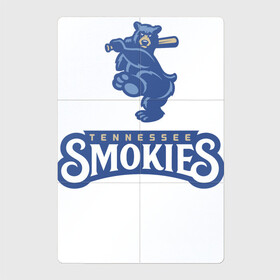 Магнитный плакат 2Х3 с принтом Tennessee smokies - baseball team в Кировске, Полимерный материал с магнитным слоем | 6 деталей размером 9*9 см | baseball | bat | bear | team | tennessee | usa | бейсбол | бита | медведь