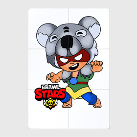 Магнитный плакат 2Х3 с принтом Koala Nita из Brawl Stars в Кировске, Полимерный материал с магнитным слоем | 6 деталей размером 9*9 см | Тематика изображения на принте: brawl stars | games | koala | nita | бравл старс | игры | коала | нита | персонажи