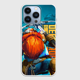 Чехол для iPhone 13 Pro с принтом Deep Rock Galactic (The Scout) в Кировске,  |  | Тематика изображения на принте: deep rock galactic | miner | the driller | the engineer | the gunner | the scout | бурильщик | дворф | игры | инженер | разведчик | стрелок | шахтёр