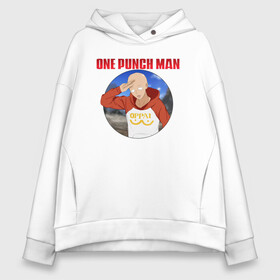 Женское худи Oversize хлопок с принтом One Punch-Man oppai Сайтама в Кировске, френч-терри — 70% хлопок, 30% полиэстер. Мягкий теплый начес внутри —100% хлопок | боковые карманы, эластичные манжеты и нижняя кромка, капюшон на магнитной кнопке | hagemanto | one punch man | one punchman | onepunchman | saitama | sensei | аниме | ван панч мен | ванпанчмен | лысый плащ | манга | сайтама | сильнейший человек | учитель | человек одинудар | человек одного удара