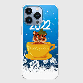 Чехол для iPhone 13 Pro с принтом Тигр в кружке (Новый год 2022) в Кировске,  |  | 2022 | год тигра | новый год | новый год 2022 | символ года | тигр | тигренок | тигрица | тигры