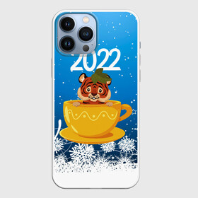 Чехол для iPhone 13 Pro Max с принтом Тигр в кружке (Новый год 2022) в Кировске,  |  | 2022 | год тигра | новый год | новый год 2022 | символ года | тигр | тигренок | тигрица | тигры