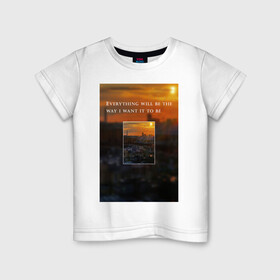 Детская футболка хлопок с принтом Питерский закат в Кировске, 100% хлопок | круглый вырез горловины, полуприлегающий силуэт, длина до линии бедер | город | закат | россия | санкт петербург | спб