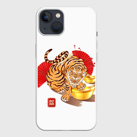 Чехол для iPhone 13 с принтом Золотой тигр 2022 Tigr в Кировске,  |  | 2022 | new year | tiger | water tiger | водяной тигр | символ года