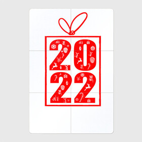 Магнитный плакат 2Х3 с принтом Лучший подарок 2022 в Кировске, Полимерный материал с магнитным слоем | 6 деталей размером 9*9 см | Тематика изображения на принте: идея для подарка на новый год | идея для подарков нг | лучший новый год | новый год | одежда к новому году | подарок 2022 | подарок на новый год