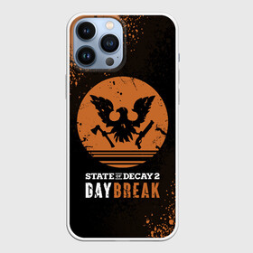 Чехол для iPhone 13 Pro Max с принтом Day Break | State of Decay 2 в Кировске,  |  | day break | daybreak | logo | state of decay | survival horror | undead labs | загнивающий штат | зомби апокалипсис | лого | логотип | стадия разложения | стейт оф декай | эмблема