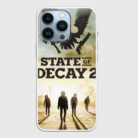 Чехол для iPhone 13 Pro с принтом Poster | State of Decay (+спина) в Кировске,  |  | Тематика изображения на принте: poster | state of decay | survival horror | undead labs | загнивающий штат | зомби апокалипсис | постер | стадия разложения | стейт оф декай