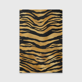 Обложка для паспорта матовая кожа с принтом Текстура шкуры тигра в Кировске, натуральная матовая кожа | размер 19,3 х 13,7 см; прозрачные пластиковые крепления | 2022 | год тигра | новый год | новый год 2022 | символ года | тигр | тигренок | тигрица | тигры