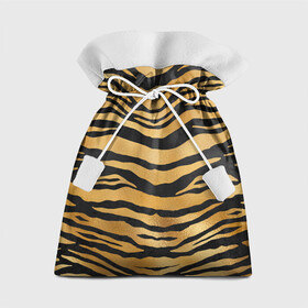 Подарочный 3D мешок с принтом Текстура шкуры тигра в Кировске, 100% полиэстер | Размер: 29*39 см | 2022 | год тигра | новый год | новый год 2022 | символ года | тигр | тигренок | тигрица | тигры