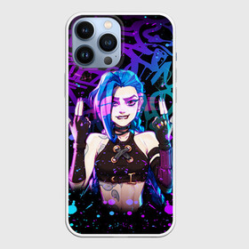 Чехол для iPhone 13 Pro Max с принтом JINX NEON ARCANE LEAGUE OF LEGENDS   АРКЕЙН ДЖИНКС НЕОН в Кировске,  |  | Тематика изображения на принте: akali | arcane | fan | fan art | hero | jinx | kda | kda mas | league of legends | lol | moba | акали | аркейн | герой | джинкс | кда | лига легенд | лол | моба