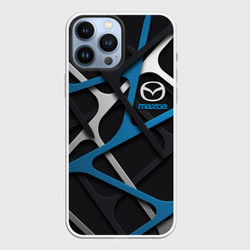 Чехол для iPhone 13 Pro Max с принтом MAZDA 3D Texture Logo в Кировске,  |  | Тематика изображения на принте: auto | autosport | avto | car | mazda | race | street racing | авто | автоспорт | гонки | мазда | марка | машина | тачка