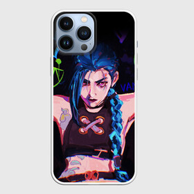 Чехол для iPhone 13 Pro Max с принтом LEAGUE OF LEGENDS JINX NEON АРКЕЙН в Кировске,  |  | Тематика изображения на принте: akali | arcane | fan | fan art | hero | jinx | kda | kda mas | league of legends | lol | moba | акали | аркейн | герой | джинкс | кда | лига легенд | лол | моба