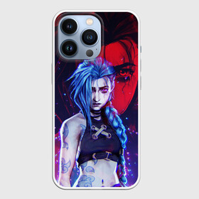 Чехол для iPhone 13 Pro с принтом JINX HERE WAS ARCANE LEAGUE OF LEGENDS в Кировске,  |  | akali | arcane | fan | fan art | hero | jinx | kda | kda mas | league of legends | lol | moba | акали | аркейн | герой | джинкс | кда | лига легенд | лол | моба