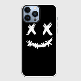 Чехол для iPhone 13 Pro Max с принтом Fake smile в Кировске,  |  | brush strokes | crosses | fake smile | scary | smile | кресты | мазки кистью | смайл | страшная | фальшивая улыбка