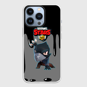 Чехол для iPhone 13 Pro с принтом BRAWL STARS MECHA CROW подтеки красок в Кировске,  |  | 8bit | brawl stars | colette | crow | gale | leon | max | mecha | mecha crow | mrp | sally leon | shark | squeak | tara | virus 8bit | werewolf leon | акула | берли | бравл старс | ворон | коллет | макс | оборотень | сквик