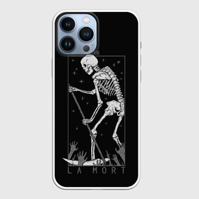 Чехол для iPhone 13 Pro Max с принтом Жнец | La Mort в Кировске,  |  | apocalypse | bones | death | hand | hands | harvest | horseman | la | mort | night | reaper | ribs | scythe | skeleton | skull | stars | sunset | sword | swords | апокалипсиса | всадник | жатва | жнец | закат | звезды | коса | кости | ла морт | ла муерте 