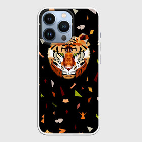 Чехол для iPhone 13 Pro с принтом кусочки Тигра в Кировске,  |  | Тематика изображения на принте: дикие кошки | китайский гороскоп | новый год | символ года | тигр
