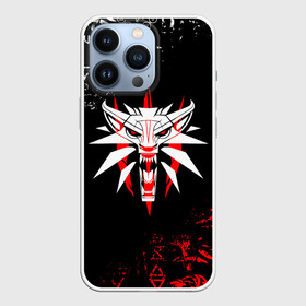 Чехол для iPhone 13 Pro с принтом ВЕДЬМАК ВОЛК LOGOBOMBING SYMBOL THE WITCHER в Кировске,  |  | geralt | the witcher | the witcher wild hunt | witcher | wolf | аард | аксий | белый волк | бестиарий | ведьмак | ведьмак 3 | волк | геральт | игни | ирден | йенифер | каер морхен | квен | охотник | трисс | цири | школа волка