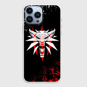 Чехол для iPhone 13 Pro Max с принтом ВЕДЬМАК ВОЛК LOGOBOMBING SYMBOL THE WITCHER в Кировске,  |  | Тематика изображения на принте: geralt | the witcher | the witcher wild hunt | witcher | wolf | аард | аксий | белый волк | бестиарий | ведьмак | ведьмак 3 | волк | геральт | игни | ирден | йенифер | каер морхен | квен | охотник | трисс | цири | школа волка