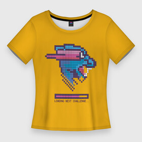 Женская футболка 3D Slim с принтом Mr Beast Pixel Art в Кировске,  |  | blogger | gamer | games | gaming | mr beast | pixel art | retro | youtube | блогеры | игры | мистер бист | пиксель арт | ретро | ютуб | ютуберы
