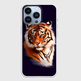 Чехол для iPhone 13 Pro с принтом Грозный Тигр | Символ 2022 Года | Tiger Beast в Кировске,  |  | 2022 | beast | black | cat | christmas | merry | new year | tiger | xmas | водяной | год тигра | животные | зверь | когти | кот | кошки | новый год | огонь | паттерн | полосатый | рождество | тигр | узор | чб | черный