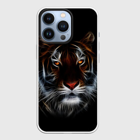 Чехол для iPhone 13 Pro с принтом Тигр в Темноте | Глаза Зверя в Кировске,  |  | 2022 | beast | black | cat | christmas | merry | new year | tiger | xmas | водяной | год тигра | животные | зверь | когти | кот | кошки | новый год | огонь | паттерн | полосатый | рождество | тигр | узор | чб | черный