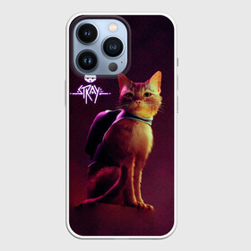Чехол для iPhone 13 Pro с принтом Stray   Блуждающий кот в Кировске,  |  | stray | блуждающий кот | бродить | игра про кота | потерявшийся кот | стрей | стрэй
