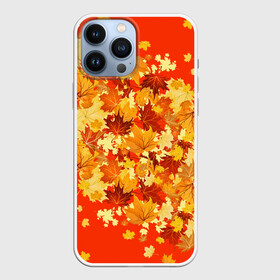 Чехол для iPhone 13 Pro Max с принтом Кленовый листопад в Кировске,  |  | autumn | bright colors | falling leaves | golden | leaves | maple | nature | золотая | клён | листопад | листья | осень | природа | яркие цвета