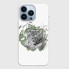 Чехол для iPhone 13 Pro с принтом Тигр на отдыхе в Кировске,  |  | Тематика изображения на принте: астрология | белый тигр | год | гороскоп | зодиак | китайский гороскоп | новогодний тигр | новый год | серый тигр | символ | символ года | тигр | тигренок