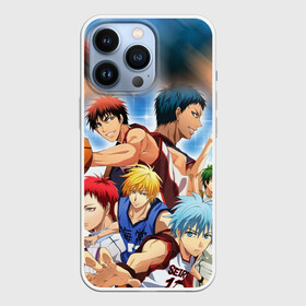 Чехол для iPhone 13 Pro с принтом KUROKO BASKETBALL КОМАНДА в Кировске,  |  | Тематика изображения на принте: basketball | kuroko | kuroko no basuke | seirin | аниме | анимэ | баскетбол | дзюмпэй хюга | коити кавахара | коки фурихата | куроко | рико аида | ринносукэ митобэ | сатоси цутида | сейрин | синдзи коганэи | спорт