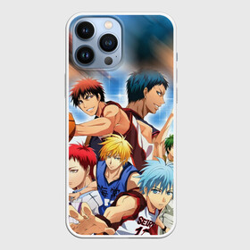 Чехол для iPhone 13 Pro Max с принтом KUROKO BASKETBALL КОМАНДА в Кировске,  |  | basketball | kuroko | kuroko no basuke | seirin | аниме | анимэ | баскетбол | дзюмпэй хюга | коити кавахара | коки фурихата | куроко | рико аида | ринносукэ митобэ | сатоси цутида | сейрин | синдзи коганэи | спорт