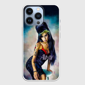 Чехол для iPhone 13 Pro с принтом Amy Jade Winehouse в Кировске,  |  | Тематика изображения на принте: artwork | back in black | rb | soul | арт | девушкам | джаз | музыка | популярное | рисунки | эми уайнхаус | яркий