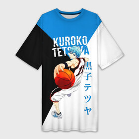 Платье-футболка 3D с принтом Тецуя Куроко  Баскетбол Куроко в Кировске,  |  | kuroko | kuroko no basuke | kuroko tetsuya | tetsuya | vorpal swords | аниме | баскетбол куроко | куроко | манга | поколение чудес | призрачный шестой игрок | сейрин | тейко | тецуя | тецуя куроко
