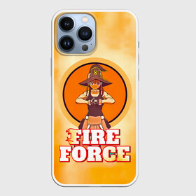 Чехол для iPhone 13 Pro Max с принтом Маки   Пламенная бригада пожарных в Кировске,  |  | 8 | fire force | maki | maki oze | oze | аниме | бригада пылающего пламени | маки | маки озе | манга | озе | пламенная бригада пожарных | пламенный отряд | энъэн но сё бо тай